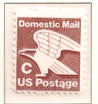 C-rate Eagle sheet stamp