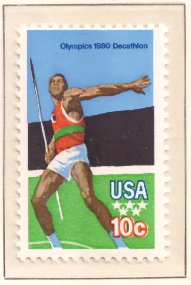 Olympics 1980 – Decathlon javelin