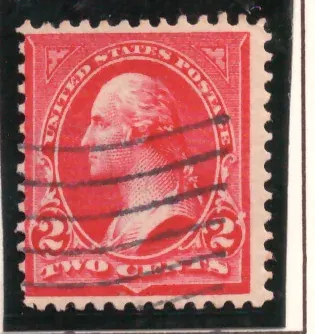 2 Cents – George Washington, carmine