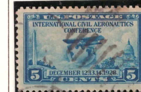 International Civil Aeronautics Conference – Globe and Airplane
