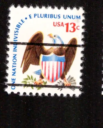 Americana – Eagle and Shield, precancel
