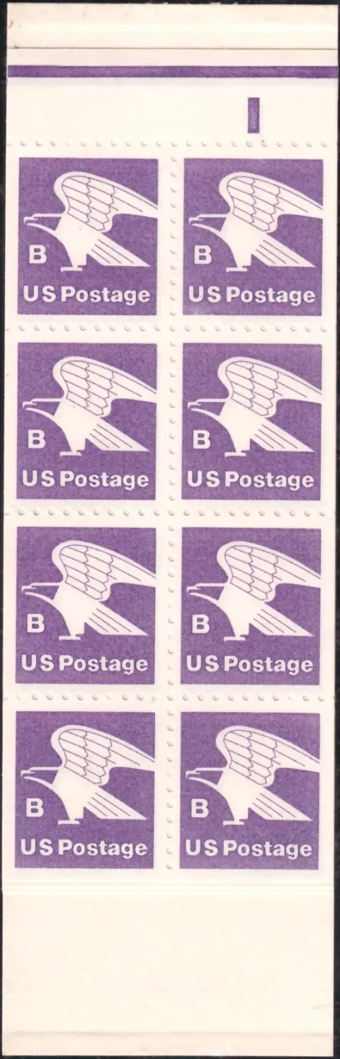 B Eagle – booklet pane of 8