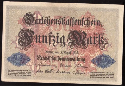 50 Mark – Darlehnskassenschein