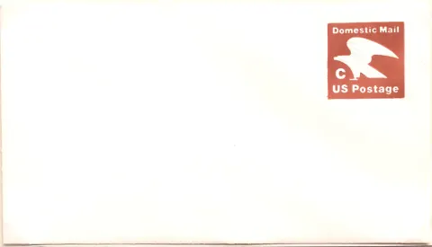 C Eagle Domestic Mail – unused stamped envelope
