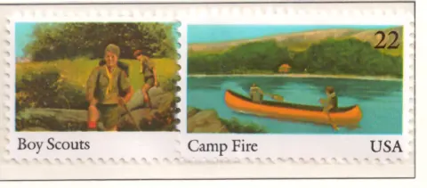 1985 Youth Organizations – Boy Scouts and Camp Fire pair