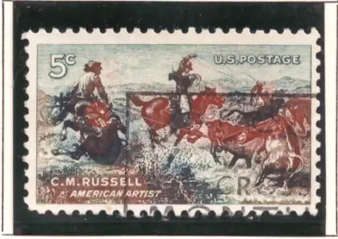 Charles M. Russell – Jerked Down