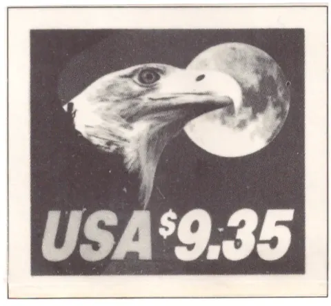1983 Eagle and Moon Express Mail booklet single