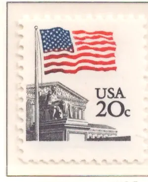 Flag over Supreme Court booklet single