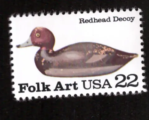 American Folk Art – Redhead Decoy