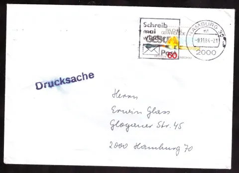 Printed matter with “Smoking endangers health” stamp