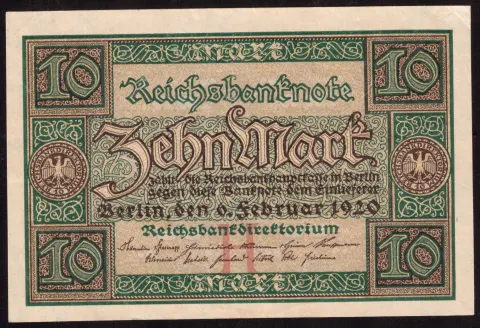 10 Mark – Reichsbanknote