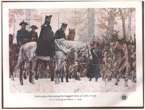 American Bicentennial – Washington Reviewing His Ragged Army at Valley Forge