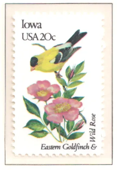 1982 State Birds and Flowers – Iowa