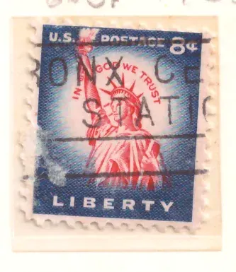 Statue of Liberty – redrawn Giori printing