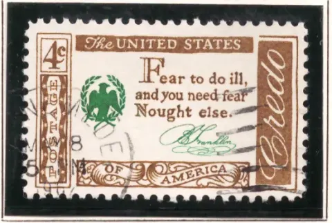 American Credo – Benjamin Franklin