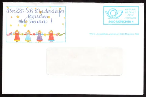 SOS Children’s Villages fundraising cover