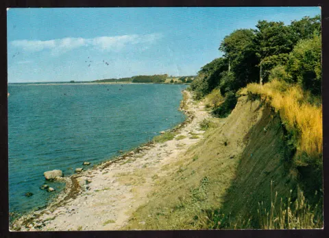 Cliff coast at the Baltic resort of Eckernförde