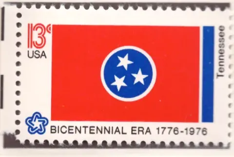 Bicentennial State Flag – Tennessee with selvage