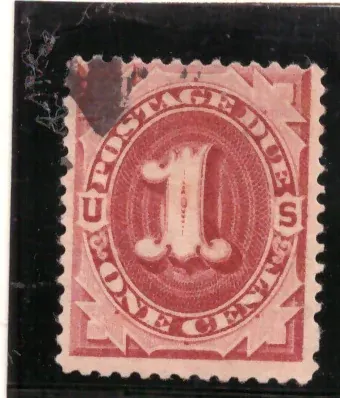 U.S. Postage Due – Large Numeral
