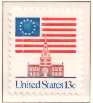 Flag over Independence Hall