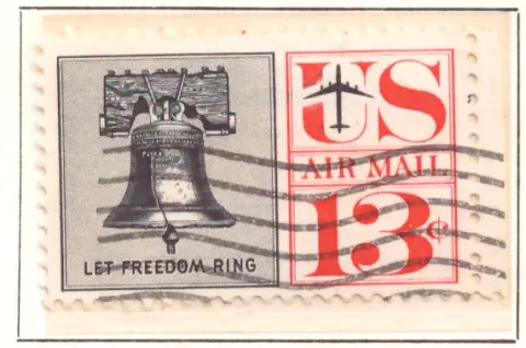 Let Freedom Ring – air mail