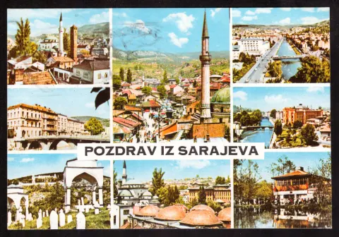 Greetings from Sarajevo – multi-view postcard