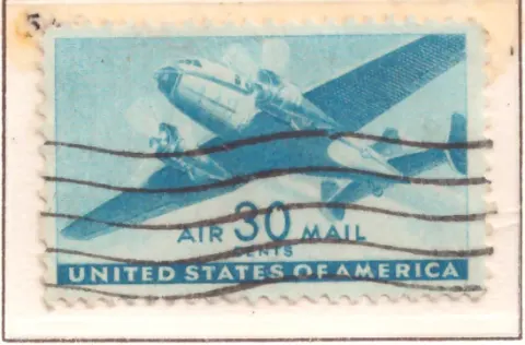 Transport Plane Airmail – 30 cents