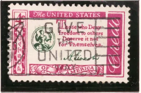 American Credo – Abraham Lincoln