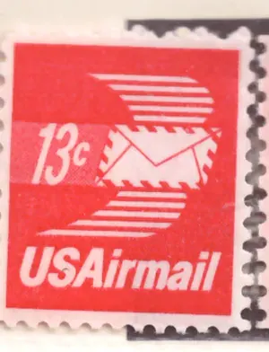 Winged Air Mail Envelope
