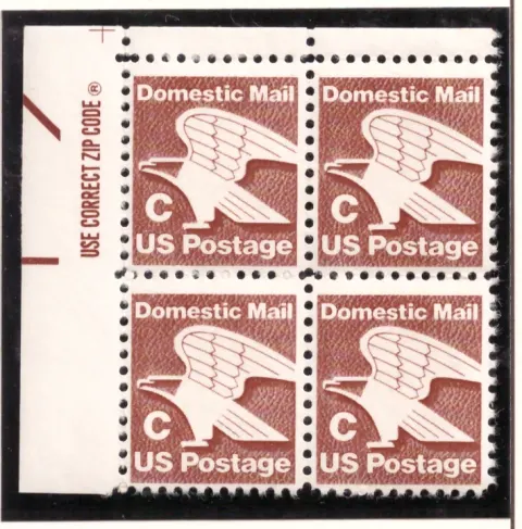 C-rate Eagle ZIP-code block of four