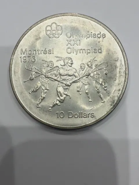 10 Dollars – Montréal 1976 „Lacrosse“