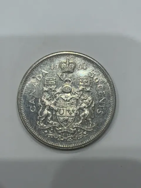 50 Cents – Elizabeth II, Canadian Coat of Arms