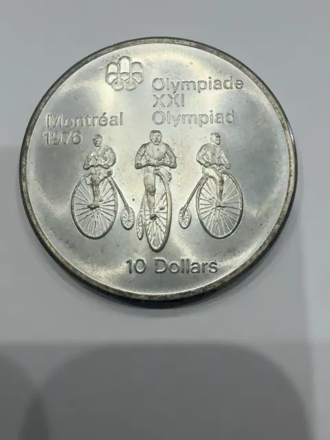 10 Dollars – Montréal 1976 „Cycling“